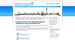 Desktop Screenshot of gibsonhomes.de