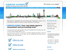 Tablet Screenshot of gibsonhomes.de